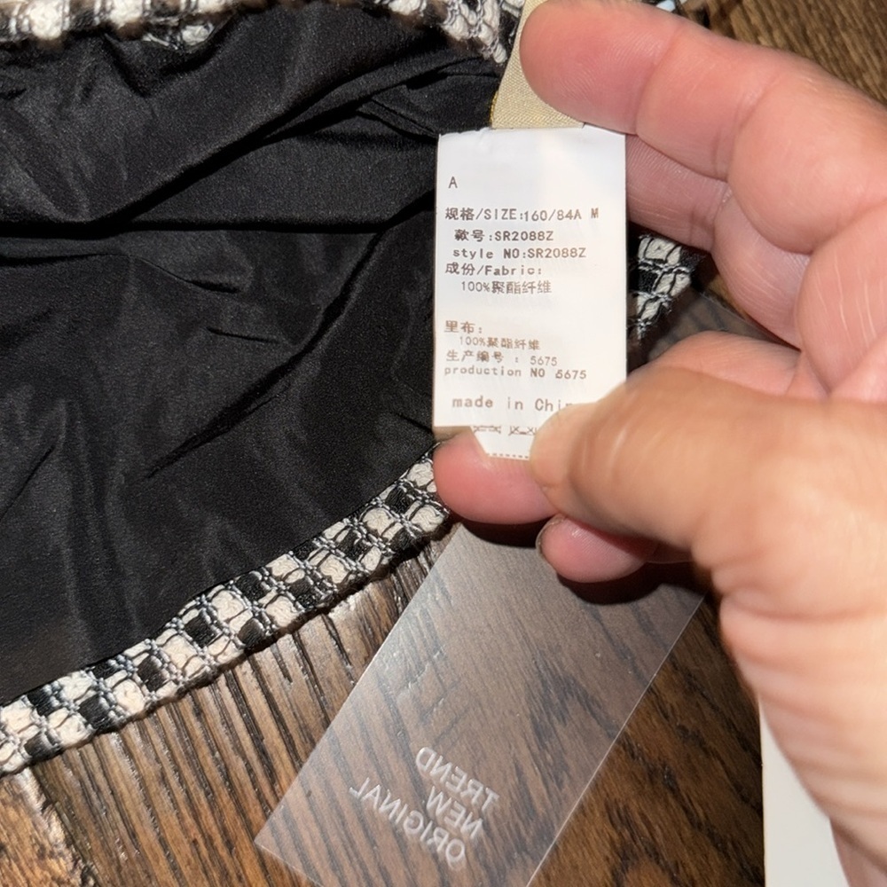 Jane Diffuse Maiiol Houndstooth Tweed Crop Jacket - Picture 4 of 6
